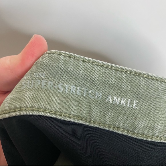 Lane Bryant Super Stretch Ankle Jeans 18 Green - Picture 6 of 9